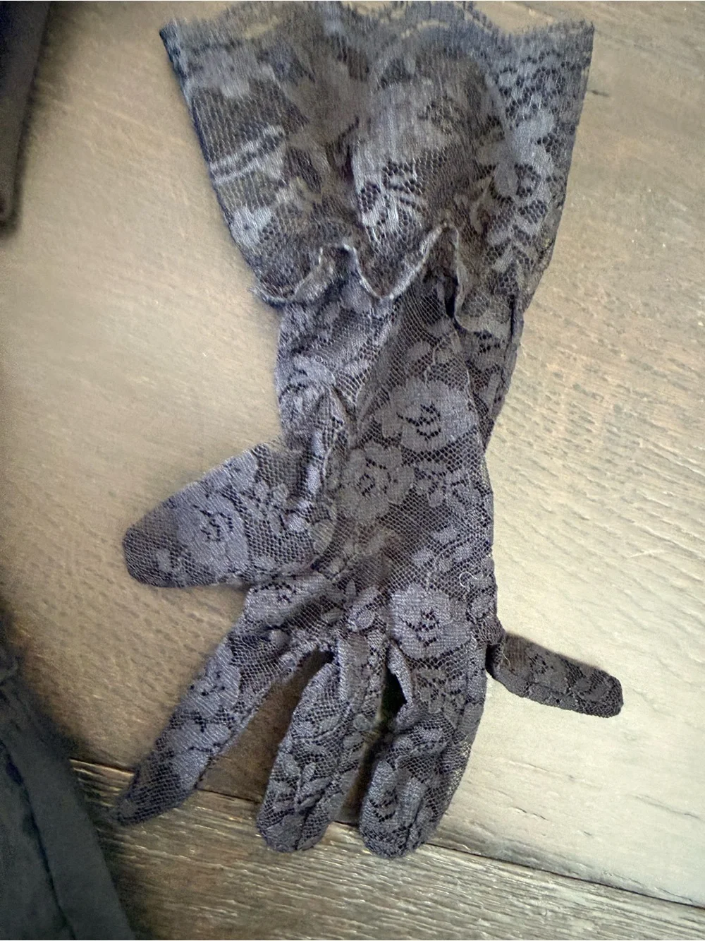 Wednesday Adams dress, accessories & The Thing Hand prop